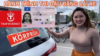 Hành Trình Thi Đậu Bằng Lái Xe Châu Âu DRIVING TEST IN FINSPÅNG SWEDEN DRIVER LICENCE EUROPE [upl. by Elbring]