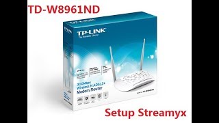 How to setup Streamyx on TP Link TDW8961ND [upl. by Nnauol]