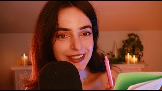 ASMR Asking You 45 Yes or No Questions ✨ Writing Pencil amp Paper Sounds to Help You Fall Asleep✨ [upl. by Htiaf639]