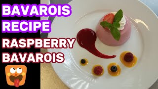 RASPBERRY BAVAROIS BAVAROIS RECIPE RASPBERRY BAVAROIS RECIPEBAVAROIS PUDDING RECIPEBAVAROISLIVE [upl. by Naj638]