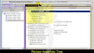 8 Teamcenter IPA Tree Manufacturing Process Planning MPP [upl. by Akiem]