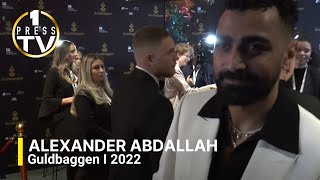 Exclusive interview with Alexander Abdallah at Swedish film awards [upl. by Lacym]