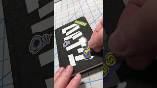 Decorating a Splatoon Themed Sketchbook art acrylicpaintmarkers [upl. by Norrek]