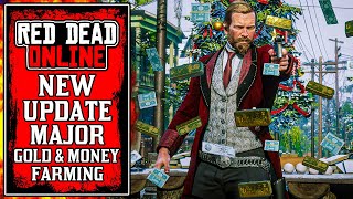 The NEW Red Dead Online Christmas Update Has INSANE GOLD amp Money Farming Methods RDR2 [upl. by Eceer]