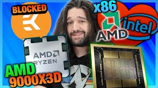 HW News  AMD 9800X3D GN Updates x86 Intel amp AMD Partnership EK Bank Accounts Blocked [upl. by Qiratla]