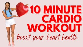 10 Minute Low Impact Cardio Workout at Home  No Jumping [upl. by Aid269]