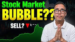 Stock Market in Bubble Time to EXIT Or REMAIN Invested Rahul Jain Analysis stockmarket [upl. by Yasibit]