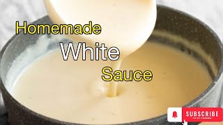 Quick amp Easy White Sauce Recipe  Basic White Sauce  white Sauce Recipe At Home🤤 whitesaucerecipe [upl. by Ramej]