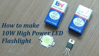 Awesome idea of 9 volt battery  how to make a torch [upl. by Tica]