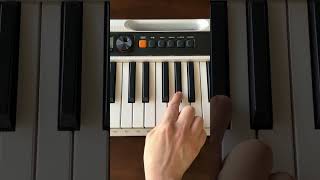 How to play a C Major or Db Major chord on piano learnmusic shorts [upl. by Dotson362]