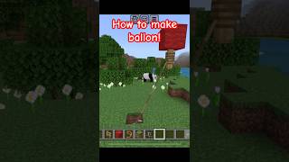 Cool ballon Minecraft build hack [upl. by Esele]