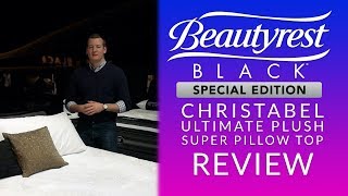 Simmons Beautyrest Black Special Edition Christabel Ultimate Plush Super Pillow Top Mattress Review [upl. by Jaycee613]