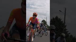 Onboard Stage 1 Tour de France Femmes 2023 crash shorts [upl. by Diena406]