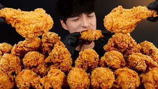 바삭한 후라이드치킨 산처럼 쌓아서 먹어보기🍗 치킨 먹방 FRIED CHICKEN MUKBANG ASMR EATING SOUNDS [upl. by Lunseth837]