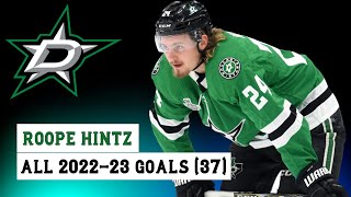 Roope Hintz 24 All 37 Goals of the 202223 NHL Season [upl. by Dorolice]