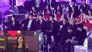 Exo Reaction Twice Likey  MMA 2017 [upl. by Eelloh]