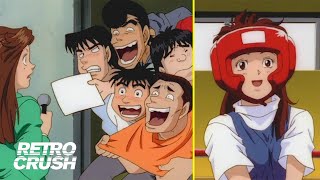 When a cute idol visits the boxing gym the boys are fired up 🤣  Hajime no Ippo The Fighting [upl. by Camroc]