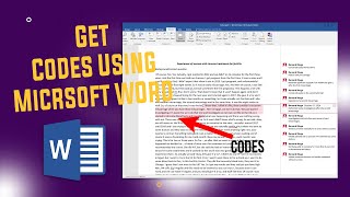 Qualitative Coding with Microsoft Word [upl. by Ahsenev537]