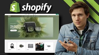 Shopify Store Design Tutorial 2024  Full Website Guide [upl. by Maud]