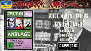 Unboxing  ZEUGIN DER ANKLAGE  Mediabook von Capelight [upl. by Golden903]