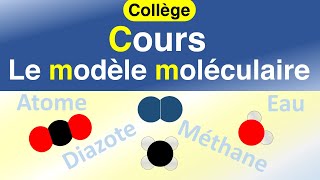 Le modèle moléculaire et les formules chimiques  Cours Chimie  Collège [upl. by Ettenahc490]