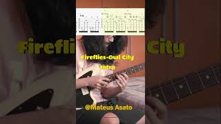 Mateus Asato Fireflies Owl City Intro TABS mateusasato fireflies owlcity guitarsolo guitartabs [upl. by Seth]