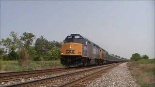 CSX OCS in Danville IN 082411 [upl. by Akeemat]