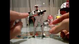 Star Wars The Legacy Collection Clone Trooper Officer Red Review [upl. by Brew]