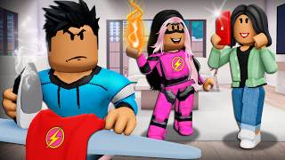 Mom Loved SUPERHERO Sister MORE Than Him A Roblox Movie [upl. by Erised]