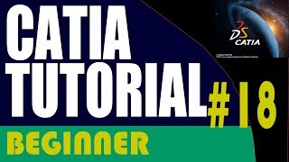 18 CATIA Beginner Tutorial Sketch Mirror [upl. by Stace]