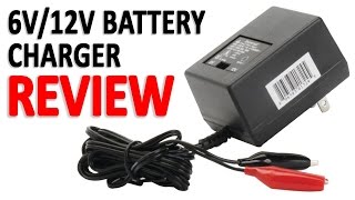 Generic 6v12v Battery Charger Review UPG D1724 [upl. by Limoli692]