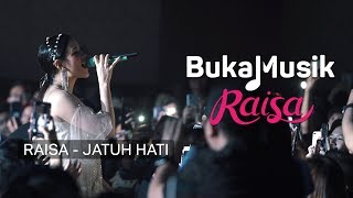 Raisa  Jatuh Hati with Lyrics  BukaMusik [upl. by Ehtyaf]