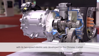 Auto Shanghai 2017 – Schaeffler’s electric axle Schaeffler [upl. by Imas]