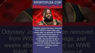 Odyssey Jones Removed From WWE Roster Page shorts [upl. by Melony]