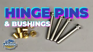 How to Replace Hinge Pins and Bushings on Classic Cars [upl. by Tamer]