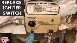 Replace Water Heater Igniter Switch  Honeywell Gas Valve [upl. by Ennayelsel377]