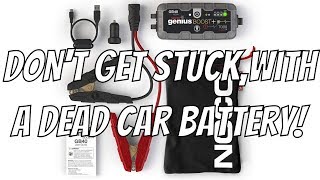 Stuck Dead Car Battery Unboxing NOCO Genius Boost Plus GB40 Lithium Jump Starter [upl. by Niraj840]