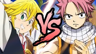 MELIODAS VS NATSU RAP BATTLE  RUSTAGE ft GameboyJones [upl. by Ayal502]