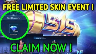 HOW TO GET LIMITED SKIN IN MOBILE LEGENDS  ✅ TRICK YOU MUST KNOW   515 PARTY CAPSULE [upl. by Hajin]