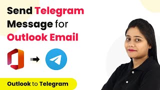 How to Send Telegram Message for New Outlook Email  Outlook Telegram Integration [upl. by Niwre]