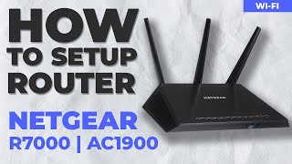 ✅ How to Set Up NETGEAR Nighthawk R7000  NETGEAR Nighthawk AC1900 WiFi Dual Band Gigabit Router [upl. by Baillie]