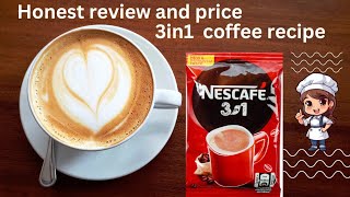 Nescafe coffee 3in1 honest review and price coffeelover coffee [upl. by Silirama]