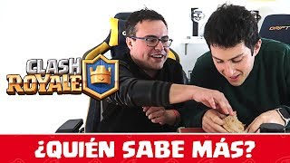 ¡¿ QUIEN SABE MAS DE CLASH ROYALE   RETO EXTREMO ALVARO845 VS WITHZACK [upl. by Jennette]