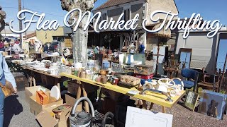 Vintage amp Antique Thrifting at a Flea Market in French Countryside ❘ Haul  14 [upl. by Alleb]