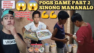 POGS GAME PART 2  90s  teks  poggers  90skids  batang90s  Pogs [upl. by Pius]