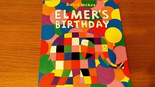 Elmers Birthday  Elmer the Elephant Story Book Read Aloud [upl. by Snowber]