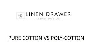 Pure Cotton vs Poly  Cotton [upl. by Cowan]