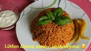 Tane Tane Sebzeli Bulgur Pilavı Tarifi  Pilav Tarifleri  sevgininsofrasi [upl. by Yerfdog122]