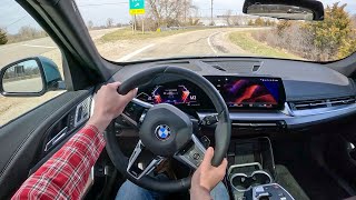 2023 BMW X1  POV Test Drive Binaural Audio [upl. by Assil]