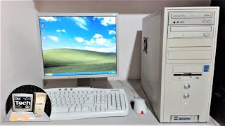 ECS PC Intel Pentium 4 With Hyper Threading Start Windows XP Pro in the Year 2024  Short Video [upl. by Tristram]